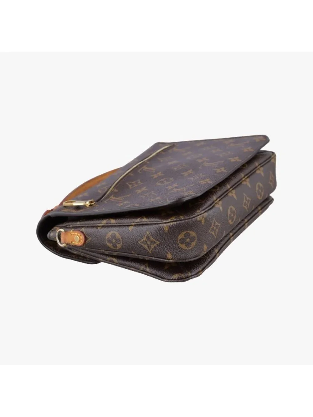 Louis Vuitton Pochette Metis MM Monogram Brown Canvas Handbag